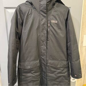 Columbia Black Jacket with Hood